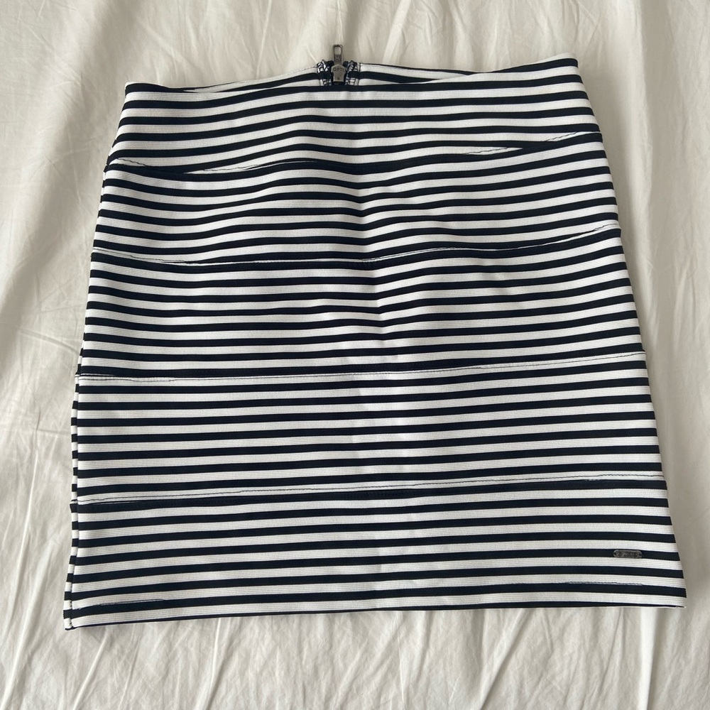 vs pink striped bandage skirt